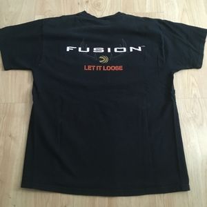 Fusion let is loose vintage t shirt